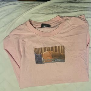 Pink hundreds graphic tee